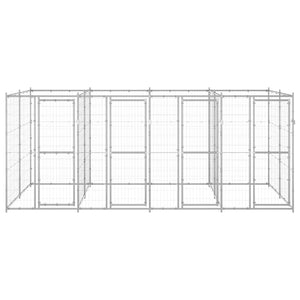 Gabbia per Cani da Esterno in Acciaio Zincato 9,68 mÂ² cod mxl 59973
