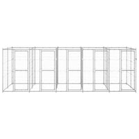 Gabbia per Cani da Esterno in Acciaio Zincato 12,1 mÂ² cod mxl 59965