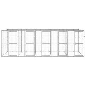 Gabbia per Cani da Esterno in Acciaio Zincato 12,1 mÂ² cod mxl 59965