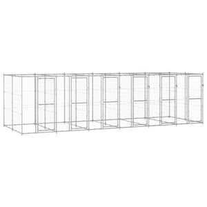 Gabbia per Cani da Esterno in Acciaio Zincato 14,52 mÂ² cod mxl 59966