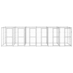 Gabbia per Cani da Esterno in Acciaio Zincato 14,52 mÂ² cod mxl 59966