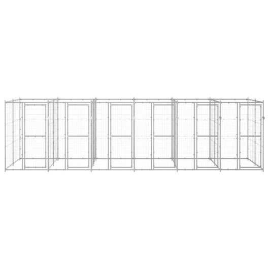 Gabbia per Cani da Esterno in Acciaio Zincato 14,52 mÂ² cod mxl 59966