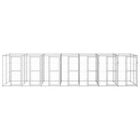 Gabbia per Cani da Esterno in Acciaio Zincato 16,94 mÂ² cod mxl 59983