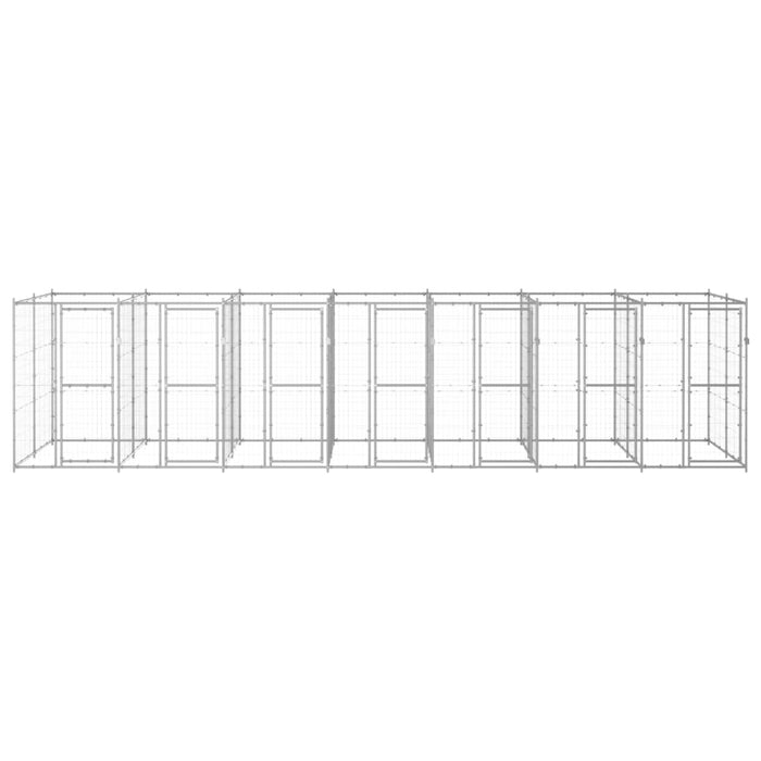 Gabbia per Cani da Esterno in Acciaio Zincato 16,94 mÂ² cod mxl 59983