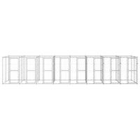 Gabbia per Cani da Esterno in Acciaio Zincato 19,36 mÂ² cod mxl 59970