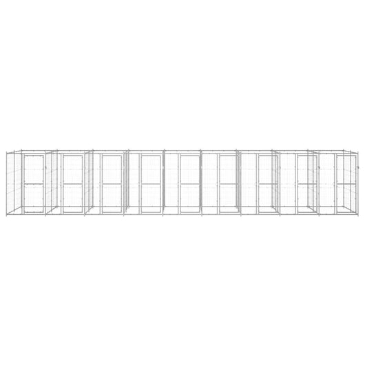 Gabbia per Cani da Esterno in Acciaio Zincato 21,78mÂ² cod mxl 59981