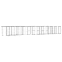 Gabbia per Cani da Esterno in Acciaio Zincato 29,04 mÂ² cod mxl 55607