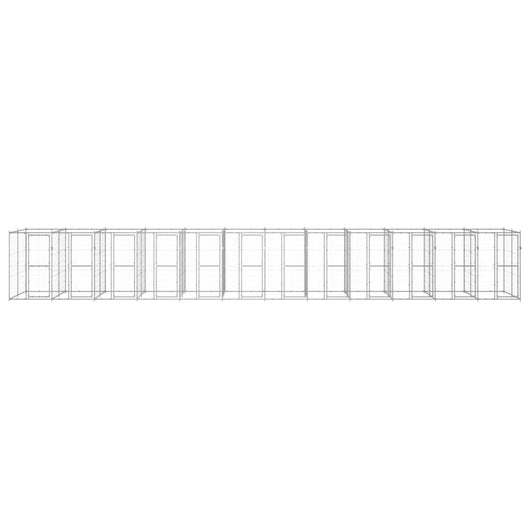 Gabbia per Cani da Esterno in Acciaio Zincato 29,04 mÂ² cod mxl 55607