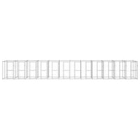 Gabbia per Cani da Esterno in Acciaio Zincato 29,04 m² 3082292