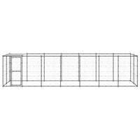 Gabbia per Cani da Esterno in Acciaio con Tetto 16,94 mÂ² cod mxl 55244