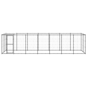 Gabbia per Cani da Esterno in Acciaio con Tetto 16,94 mÂ² cod mxl 55244
