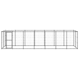 Gabbia per Cani da Esterno in Acciaio con Tetto 16,94 m² 3082295