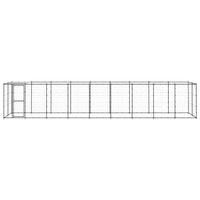 Gabbia per Cani da Esterno in Acciaio con Tetto 21,78 m² 3082296