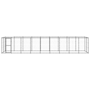 Gabbia per Cani da Esterno in Acciaio con Tetto 21,78 m² 3082296