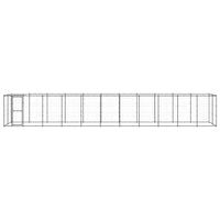 Gabbia per Cani da Esterno in Acciaio con Tetto 26,62 m² 3082297