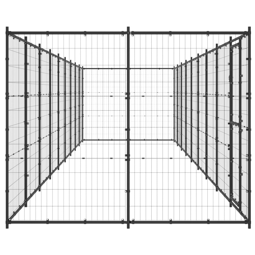 Gabbia per Cani da Esterno in Acciaio 21,78 mÂ² cod mxl 60515