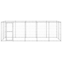 Gabbia per Cani da Esterno in Acciaio Zincato 12,1 m² 3082309