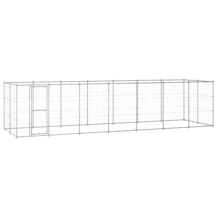 Gabbia per Cani da Esterno in Acciaio Zincato 16,94 mÂ² cod mxl 59968