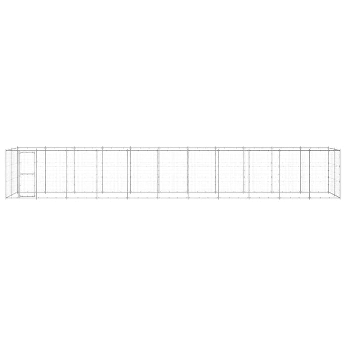 Gabbia per Cani da Esterno in Acciaio Zincato 26,62mÂ² cod mxl 59975