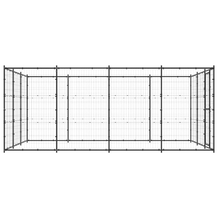 Gabbia per Cani da Esterno in Acciaio 14,52 mÂ² cod mxl 62175