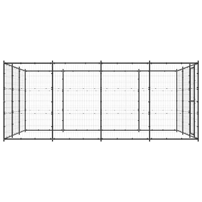Gabbia per Cani da Esterno in Acciaio 14,52 m² 3082313