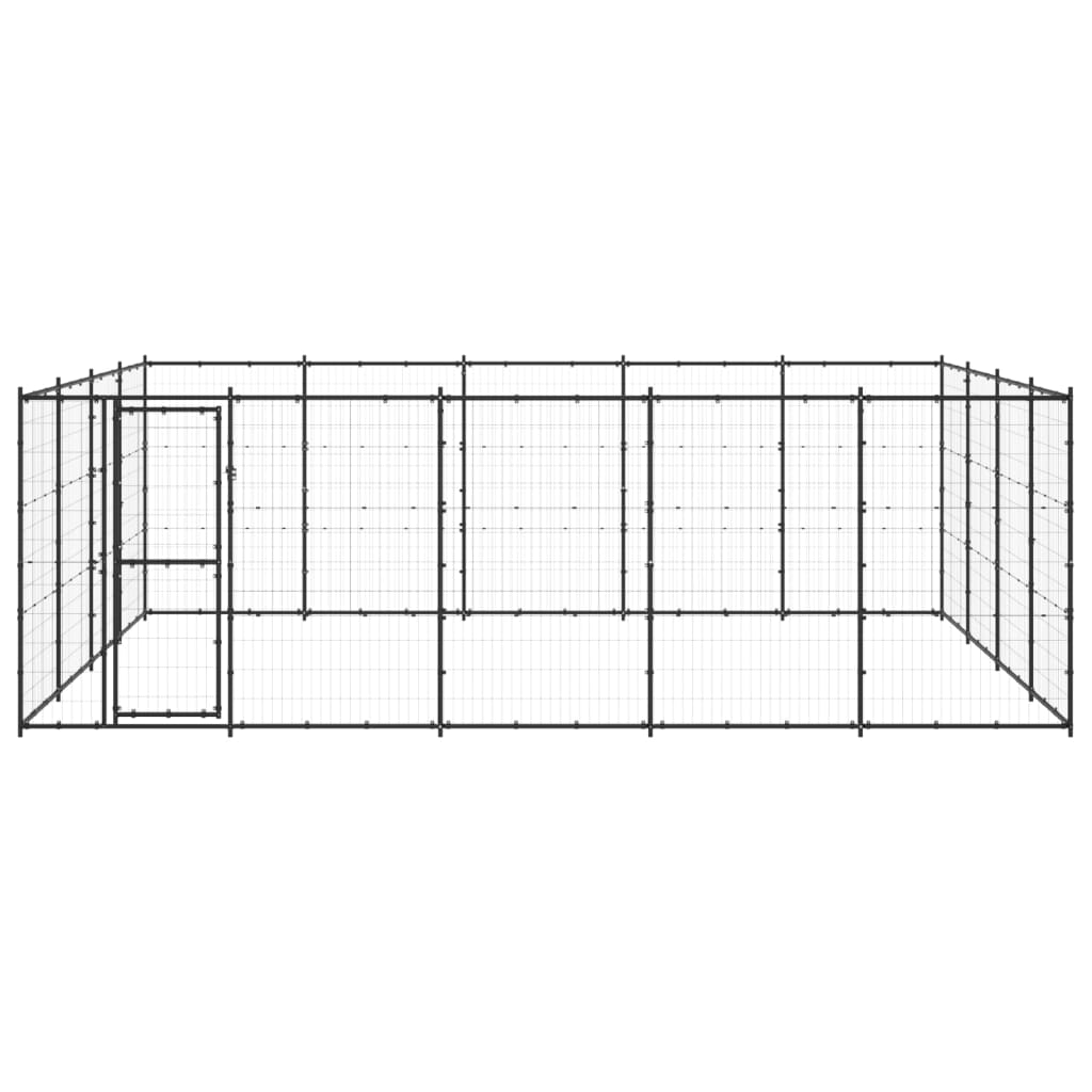 Gabbia per Cani da Esterno in Acciaio 24,2 mÂ² cod mxl 62184