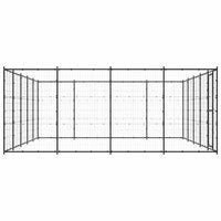Gabbia per Cani da Esterno in Acciaio 24,2 m² 3082314