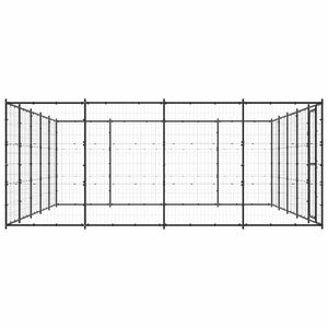 Gabbia per Cani da Esterno in Acciaio 24,2 m² 3082314