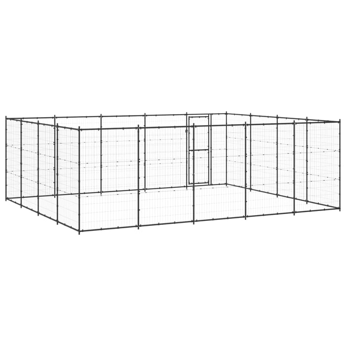 Gabbia per Cani da Esterno in Acciaio 24,2 mÂ² cod mxl 62184