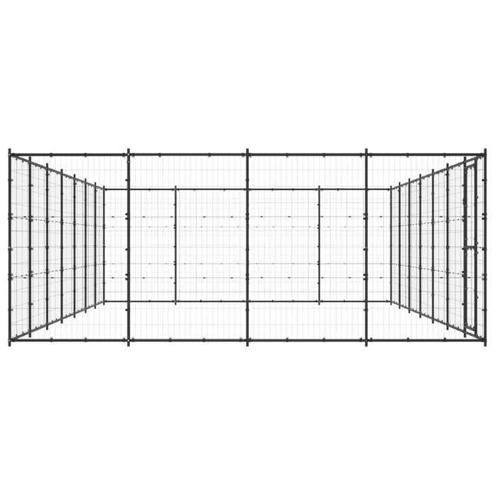 Gabbia per Cani da Esterno in Acciaio 33,88 mÂ² cod mxl 62186