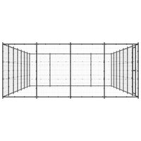 Gabbia per Cani da Esterno in Acciaio 33,88 m² 3082315