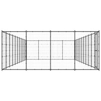 Gabbia per Cani da Esterno in Acciaio 53,24 mÂ² cod mxl 62185