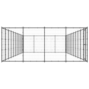 Gabbia per Cani da Esterno in Acciaio 53,24 mÂ² cod mxl 62185
