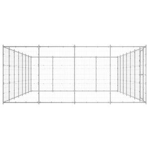 Gabbia per Cani da Esterno in Acciaio Zincato 33,88m² 3082320