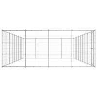 Gabbia per Cani da Esterno in Acciaio Zincato 43,56m² 3082321
