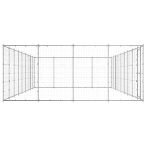 Gabbia per Cani da Esterno in Acciaio Zincato 43,56m² 3082321