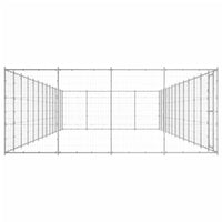 Gabbia per Cani da Esterno in Acciaio Zincato 53,24 m² 3082322