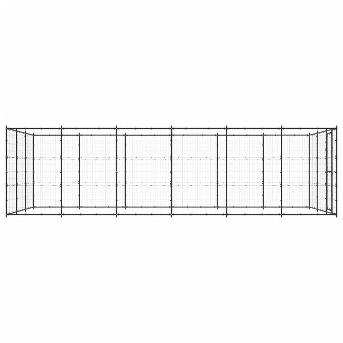 Gabbia per Cani da Esterno in Acciaio 21,78 mÂ² cod mxl 62181