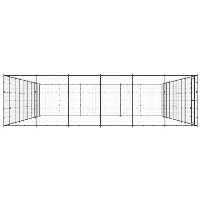 Gabbia per Cani da Esterno in Acciaio 65,34 mÂ² cod mxl 62177