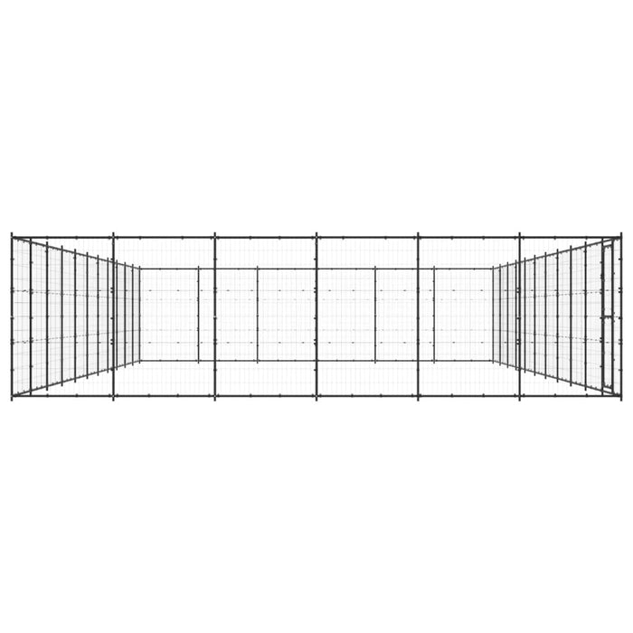 Gabbia per Cani da Esterno in Acciaio 79,86 mÂ² cod mxl 61045