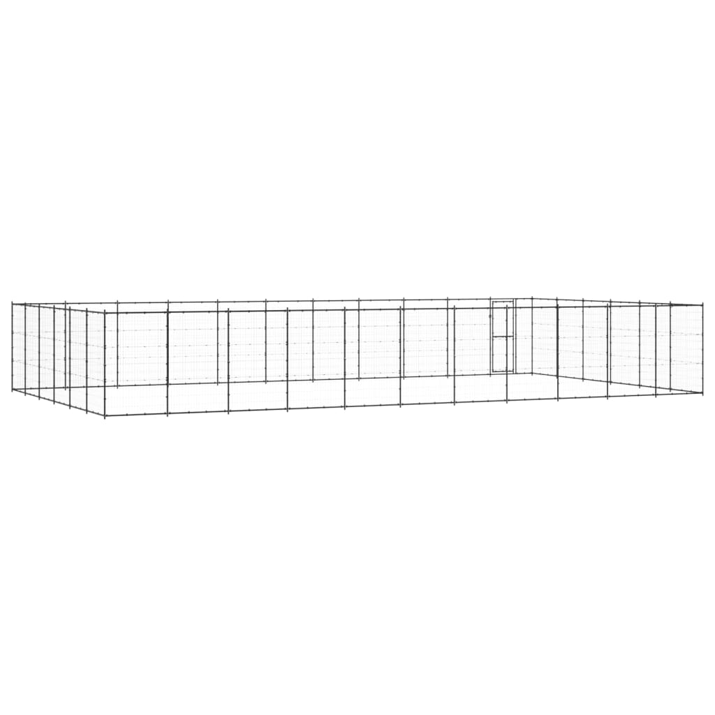 Gabbia per Cani da Esterno in Acciaio 79,86 mÂ² cod mxl 61045