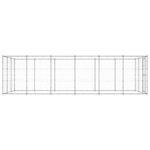 Gabbia per Cani da Esterno in Acciaio Zincato 21,78mÂ² cod mxl 59977