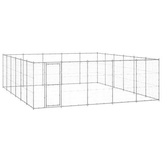 Gabbia per Cani da Esterno in Acciaio Zincato 36,3 mÂ² cod mxl 59976