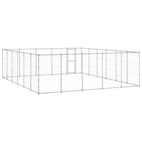 Gabbia per Cani da Esterno in Acciaio Zincato 36,3 m² 3082329