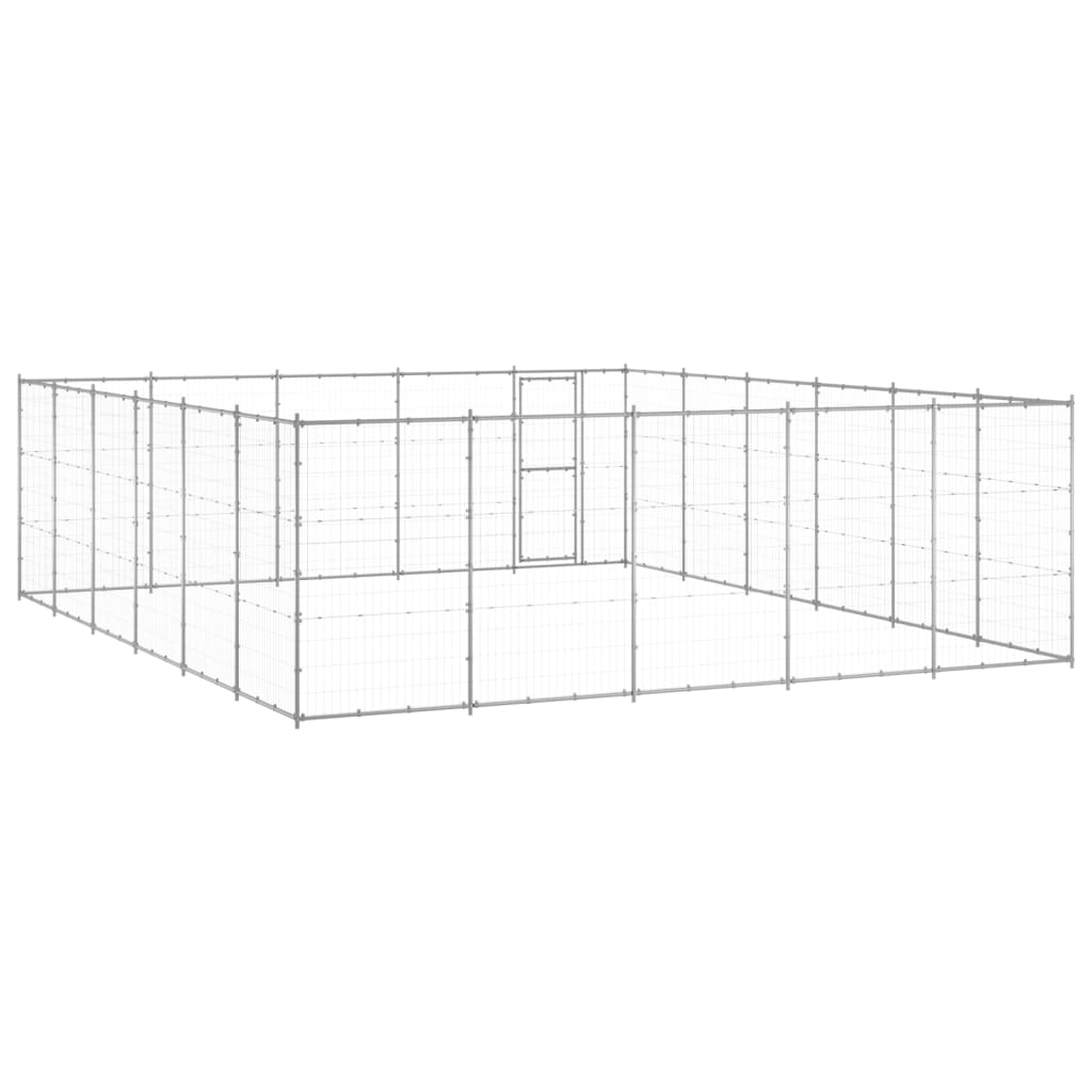 Gabbia per Cani da Esterno in Acciaio Zincato 36,3 mÂ² cod mxl 59976