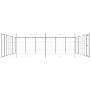 Gabbia per Cani da Esterno in Acciaio Zincato 50,82 m² 3082330
