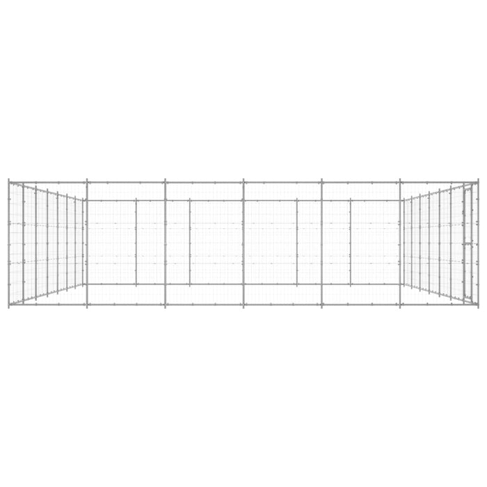 Gabbia per Cani da Esterno in Acciaio Zincato 50,82 mÂ² cod mxl 59985