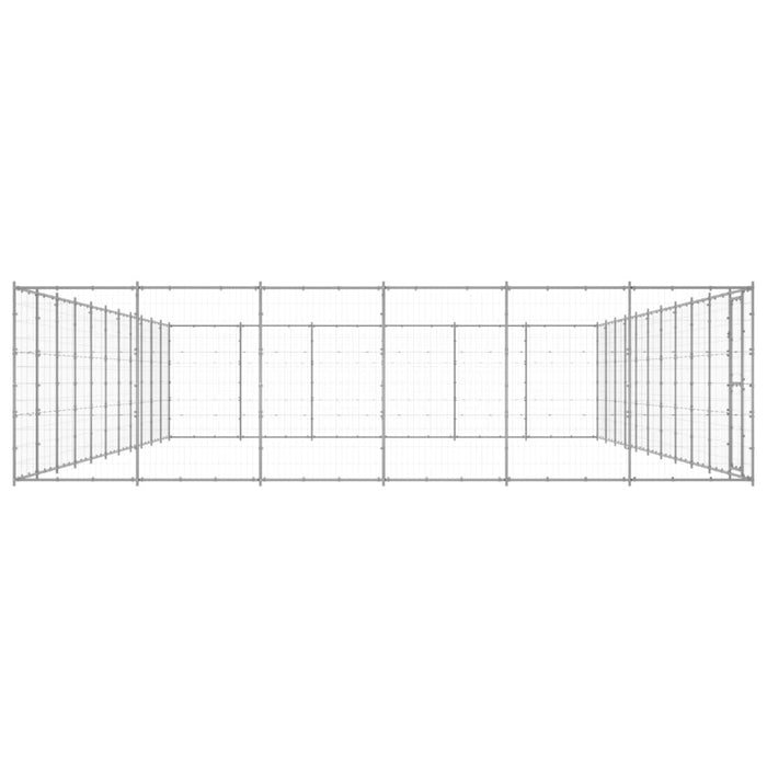 Gabbia per Cani da Esterno in Acciaio Zincato 79,86 mÂ² cod mxl 60000