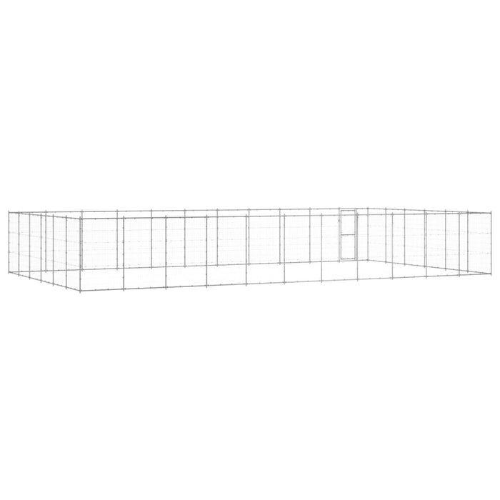 Gabbia per Cani da Esterno in Acciaio Zincato 79,86 mÂ² cod mxl 60000