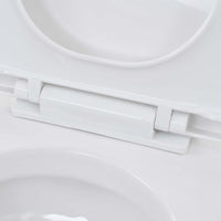 Wc sospeso con cassetta alta in ceramica bianca a scomparsa 02_0003586